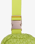 EVERLEIGH WOVEN BELT BAG CHARTREUSE - REMI/REID