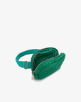 EVERLEIGH WOVEN BELT BAG GREEN - REMI/REID