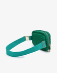 EVERLEIGH WOVEN BELT BAG GREEN - REMI/REID