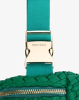 EVERLEIGH WOVEN BELT BAG GREEN - REMI/REID