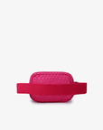 EVERLEIGH WOVEN BELT BAG HOT PINK - REMI/REID