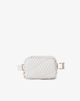 EVERLEIGH WOVEN BELT BAG OFF WHITE - REMI/REID