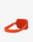 EVERLEIGH WOVEN BELT BAG ORANGE - REMI/REID