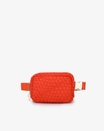 EVERLEIGH WOVEN BELT BAG ORANGE - REMI/REID