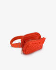 EVERLEIGH WOVEN BELT BAG ORANGE - REMI/REID