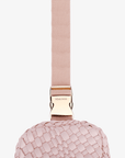 EVERLEIGH WOVEN BELT BAG PINK - REMI/REID