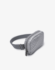 EVERLEIGH WOVEN BELT BAG SILVER - REMI/REID