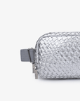 EVERLEIGH WOVEN BELT BAG SILVER - REMI/REID
