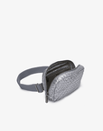 EVERLEIGH WOVEN BELT BAG SILVER - REMI/REID