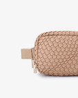 EVERLEIGH WOVEN BELT BAG TAUPE - REMI/REID