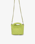 EVERLEIGH WOVEN MINI TOTE CHARTREUSE - REMI/REID