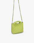 EVERLEIGH WOVEN MINI TOTE CHARTREUSE - REMI/REID