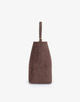 FEIGH SHOULDER FAUX SUEDE CHOCOLATE - REMI/REID