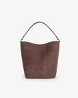 FEIGH SHOULDER FAUX SUEDE CHOCOLATE - REMI/REID