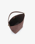 FEIGH SHOULDER FAUX SUEDE CHOCOLATE - REMI/REID