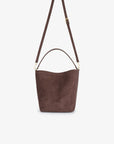 FEIGH SHOULDER FAUX SUEDE CHOCOLATE - REMI/REID