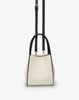 HOLLACE MINI TOTE CANVAS CONTRAST PIPING BLACK - REMI/REID