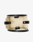 HOLLACE MINI TOTE CANVAS CONTRAST PIPING BLACK - REMI/REID