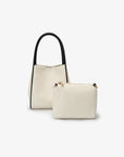HOLLACE MINI TOTE CANVAS CONTRAST PIPING BLACK - REMI/REID