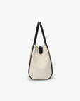 HOLLACE MINI TOTE CANVAS CONTRAST PIPING BLACK - REMI/REID