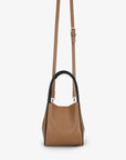 HOLLACE MINI TOTE CONTRAST PIPING TAN/BLACK - REMI/REID