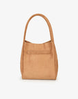 HOLLACE MINI TOTE FAUX SUEDE BUCKLE CAMEL - REMI/REID
