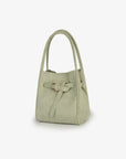 HOLLACE MINI TOTE FAUX SUEDE BUCKLE CELADON - REMI/REID