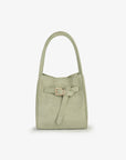 HOLLACE MINI TOTE FAUX SUEDE BUCKLE CELADON - REMI/REID
