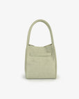 HOLLACE MINI TOTE FAUX SUEDE BUCKLE CELADON - REMI/REID