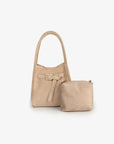 HOLLACE MINI TOTE FAUX SUEDE BUCKLE FOUNDATION - REMI/REID