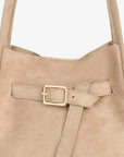HOLLACE MINI TOTE FAUX SUEDE BUCKLE FOUNDATION - REMI/REID