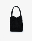 HOLLACE MINI TOTE SHEARLING BLACK - REMI/REID