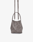 HOLLACE MINI TOTE WAXED GREY - REMI/REID