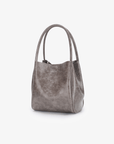 HOLLACE MINI TOTE WAXED GREY - REMI/REID