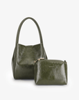 HOLLACE MINI TOTE WAXED OLIVE - REMI/REID