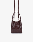 HOLLACE MINI TOTE WAXED OXBLOOD - REMI/REID