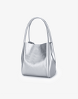 HOLLACE MINI TOTE WAXED SILVER - REMI/REID