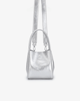 HOLLACE MINI TOTE WAXED SILVER - REMI/REID