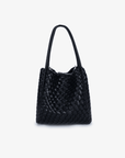 HOLLACE MINI TOTE WOVEN BLACK - REMI/REID