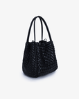 HOLLACE MINI TOTE WOVEN BLACK - REMI/REID