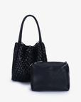HOLLACE MINI TOTE WOVEN BLACK - REMI/REID