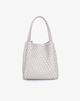HOLLACE MINI TOTE WOVEN CREAM - REMI/REID