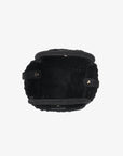 HOLLACE MINI TOTE WOVEN FAUX SUEDE BLACK - REMI/REID