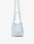 HOLLACE MINI TOTE WOVEN FAUX SUEDE BLUE - REMI/REID
