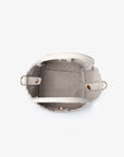 HOLLACE MINI TOTE WOVEN FAUX SUEDE CREAM - REMI/REID