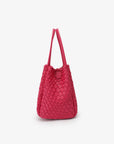 HOLLACE MINI TOTE WOVEN MAGENTA - REMI/REID