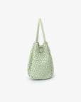 HOLLACE MINI TOTE WOVEN MINT - REMI/REID