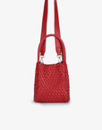 HOLLACE MINI TOTE WOVEN RED - REMI/REID