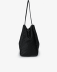 HOLLACE NORTH SOUTH TOTE WOVEN BLACK - REMI/REID
