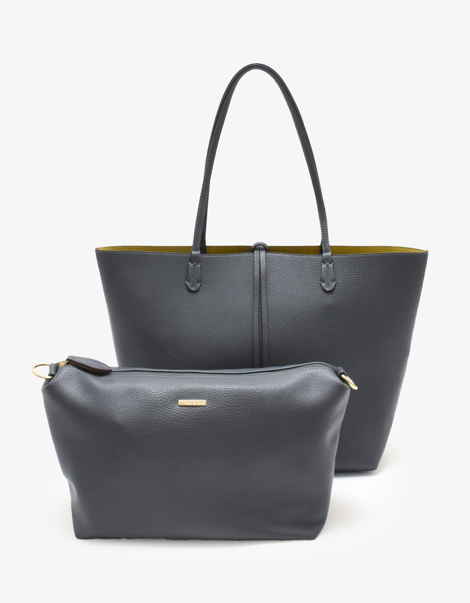 DEPARTURE TOTE SLATE/MUSTARD – REMI/REID DEPARTURE TOTE SLATE/MUSTARD – REMI/REID